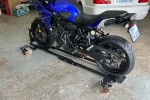 Motorcycle yamaha mt 07 tracer