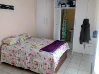 Double bed, Fridge, Washing machine