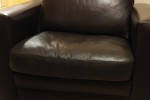 Queen size bed and matrass, 2 seater couch (2), 1 seater couch, Wooden...