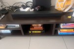 Couch, TV stand and carpets