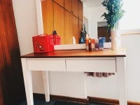 Dressing table, Study desk, Chair, Box with clothes, Box with books