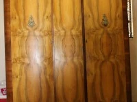 Double bed - large base and head piece, Bed side table, Mirror set wit...