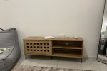Double bed, couch, 3/4 base, washing machine, frame for storage, fridg...