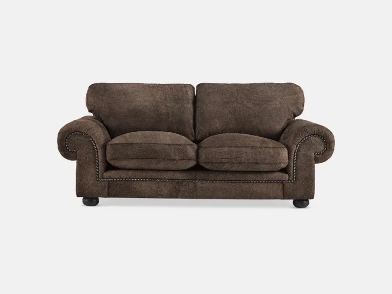 Two seater leather couch