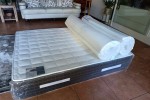 1 x Queen Mattress, 1 x Queen Mattress Topper, 1 x Double Mattress Top...