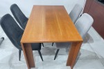 Double bed, 4 seater dining table, 570L fridge, Indoor cycle, 4 boxes