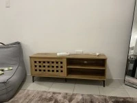 Double bed, couch, 3/4 base, washing machine, frame for storage, fridg...