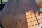 Diningroom table, diningroom chairs (9)