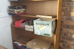 Double bed, Bookcase, Tv cabinet, 4 seater couch, Wooden wardrobe, Bar...
