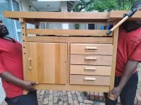 Wood work bench