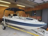 Motor boat raven excaldo 17ft with 140 Suzuki motor