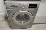 Queen bed, Front loader washing machine 9kg capacity, Fridge single d...