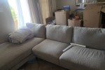 2 Queen beds, Small 5 seater corner couch, Single door fridge, 20l mic...