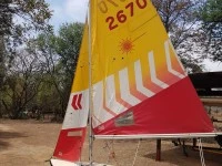 Small boat Laser 2 Sailing Dinghy -  4.4 m in length