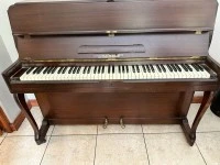 Kemble upright piano. Wood with steel inner