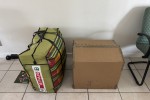 1 queen size matress, study table and chair, side table, 5 bags/boxes,...
