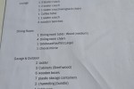 Lounge, Dining, Garage Items