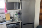 Queen bed, Single Door Fridge, L Shape Couch, L shape Desk, Microwave,...