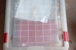 Queen mattress, Queen base, Wingback chair, Wingback chair, Rocking ch...