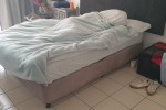 Double bed, Single bed, 2 Wingback chairs, Bar fridge, Small chest fre...