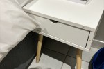 Double bed, Bed base, headboard, possibly small desk and bed side tabl...