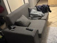 Queen, Fridge, Headboard, Sofa, Tv stand
