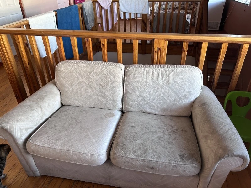 Double bed, One seater couch, Two seater couch, Fridge, Headboard doub...
