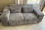 Double bed, Headboard, 2 seater sofa, Washing machine, Gas heater, Mop...