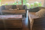 Large patio set, Double door fridge