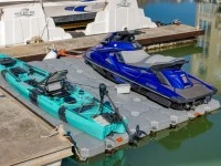 Other boat 3 seater waverunner jet ski and 13ft kayak.