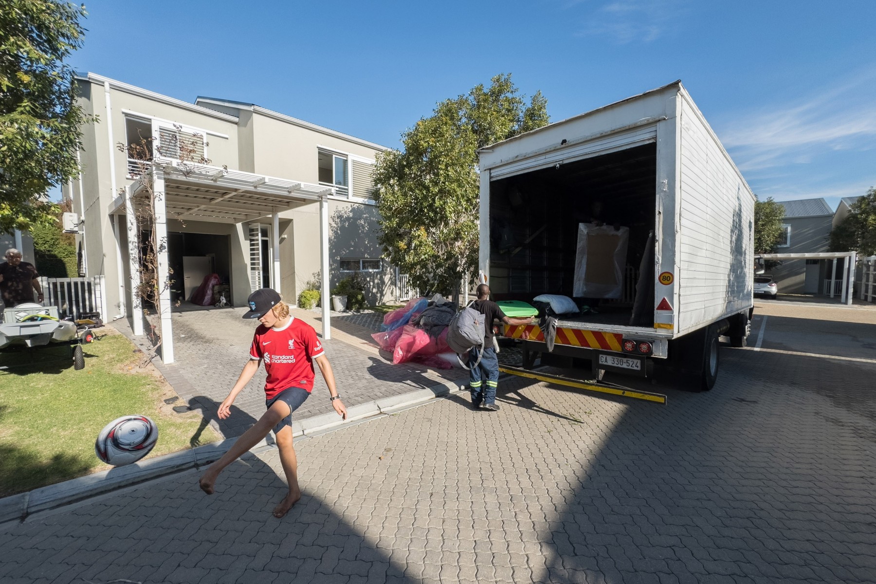 Moving day with kids South Africa