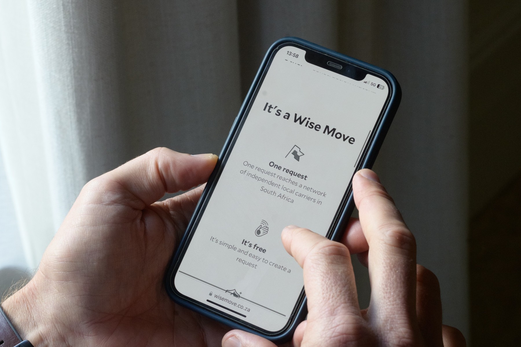 Book move to Bloemfontein