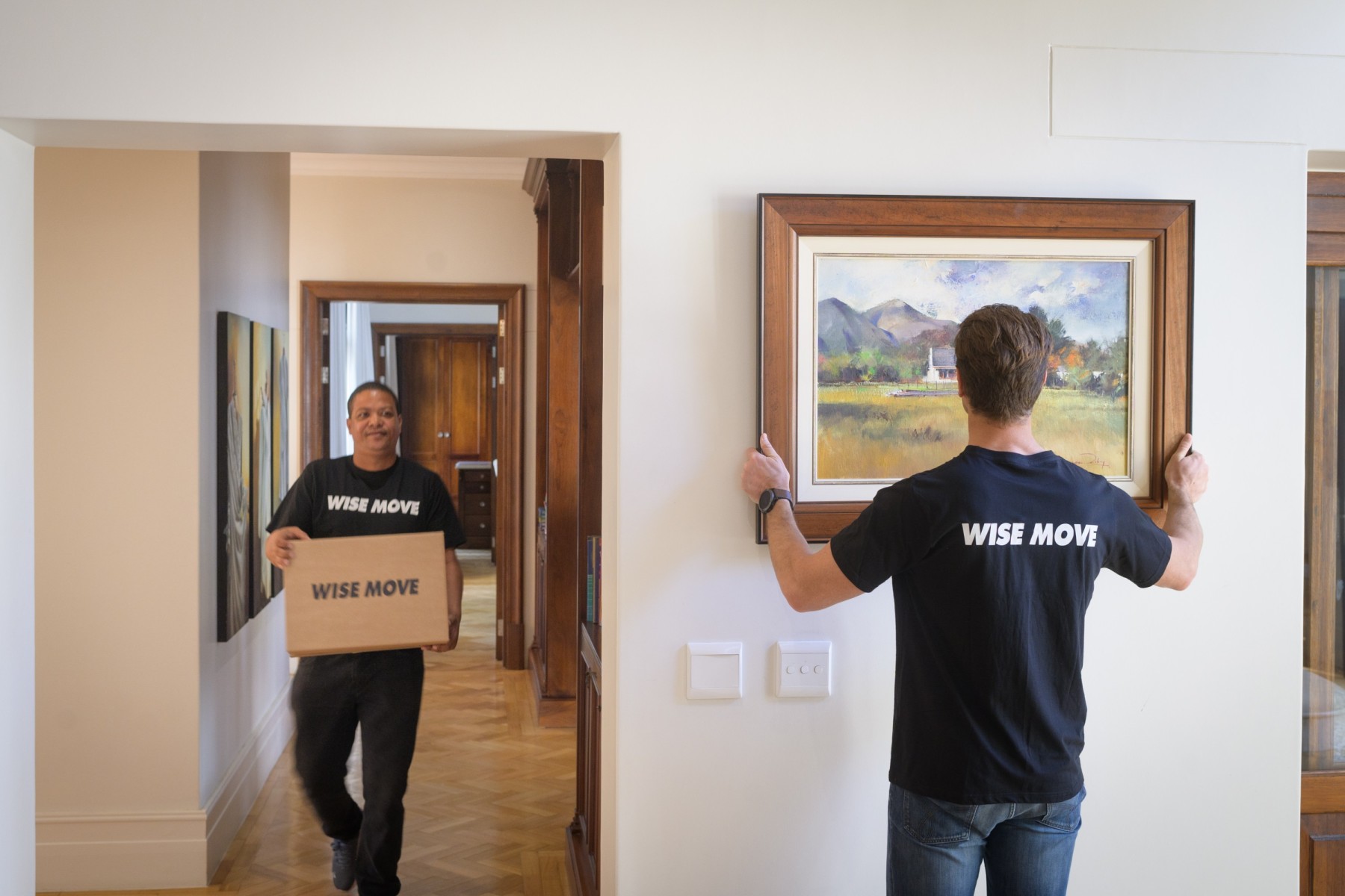 Unpacking artwork with care South Africa