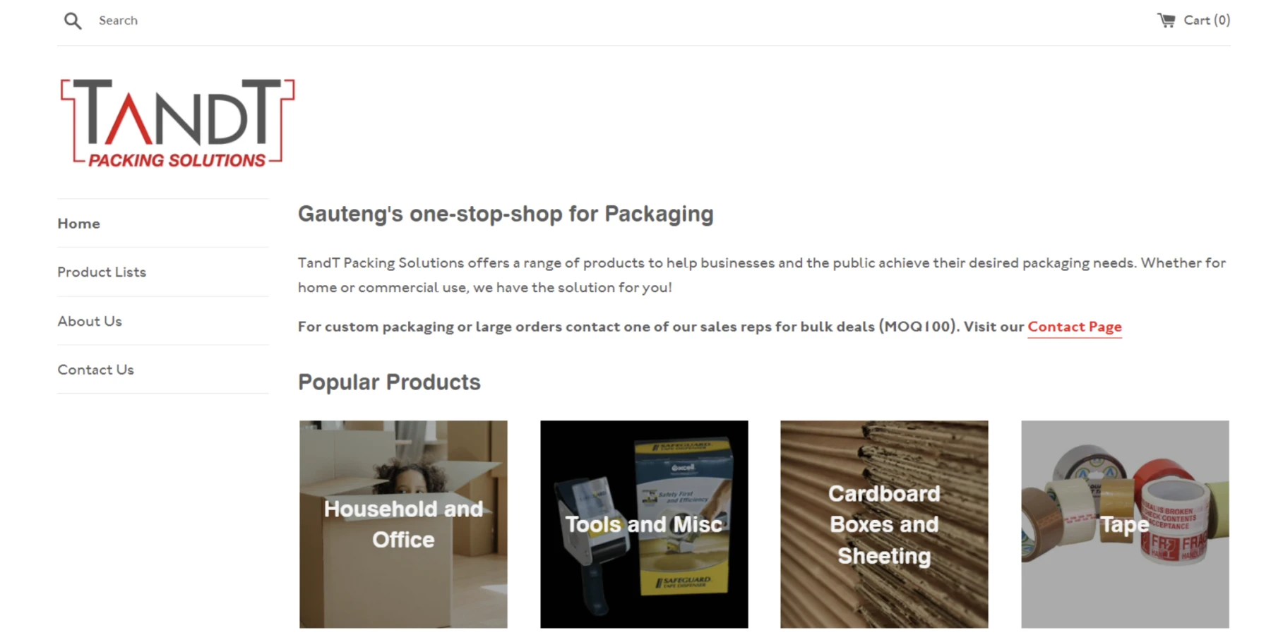 Top 10 Places to find Moving Boxes Edenvale