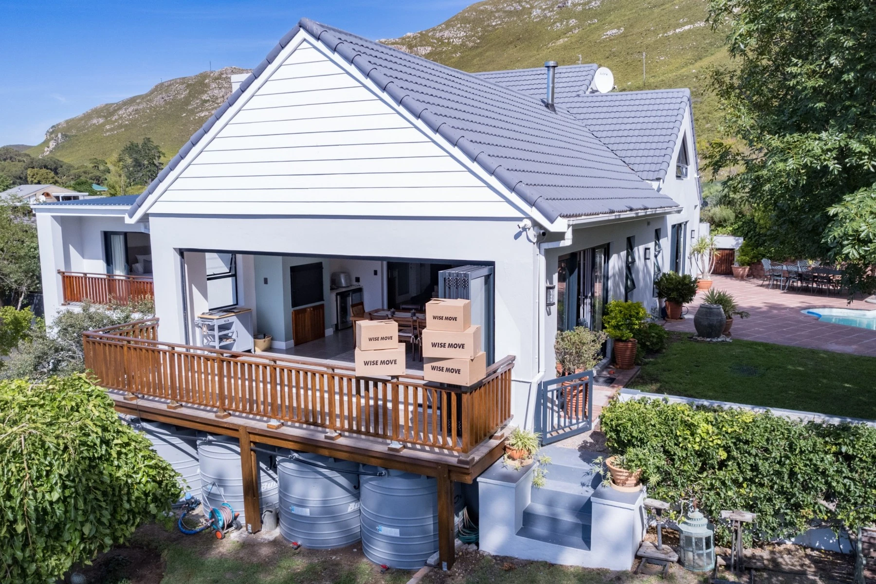 Unpacking new home Cape Town