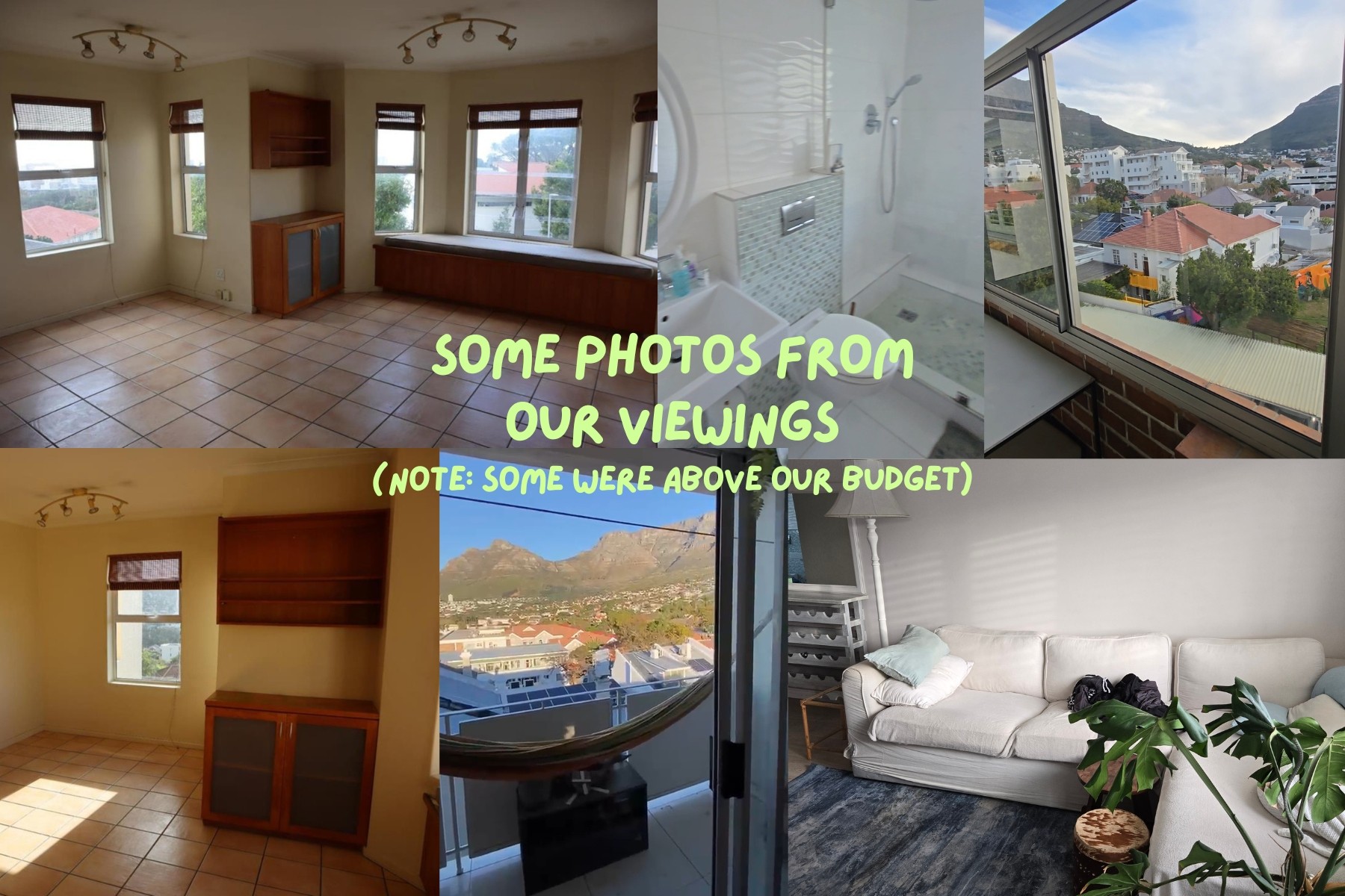 Cape Town apartment listing and viewing photos