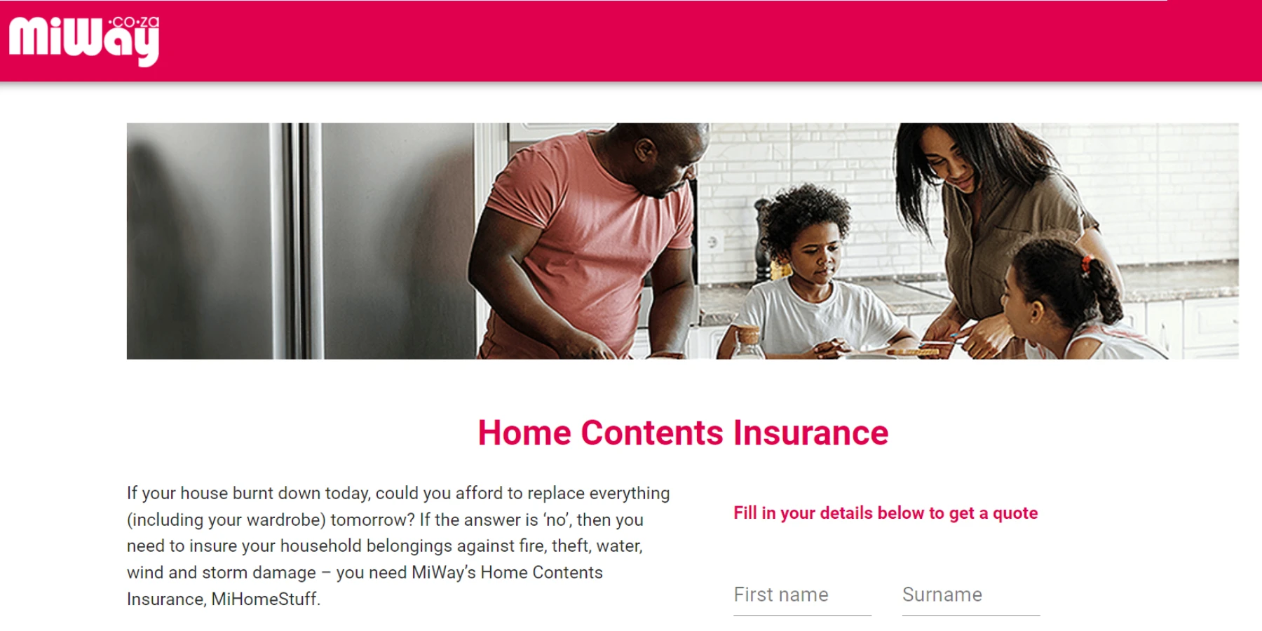 MiWay top home insurance companies