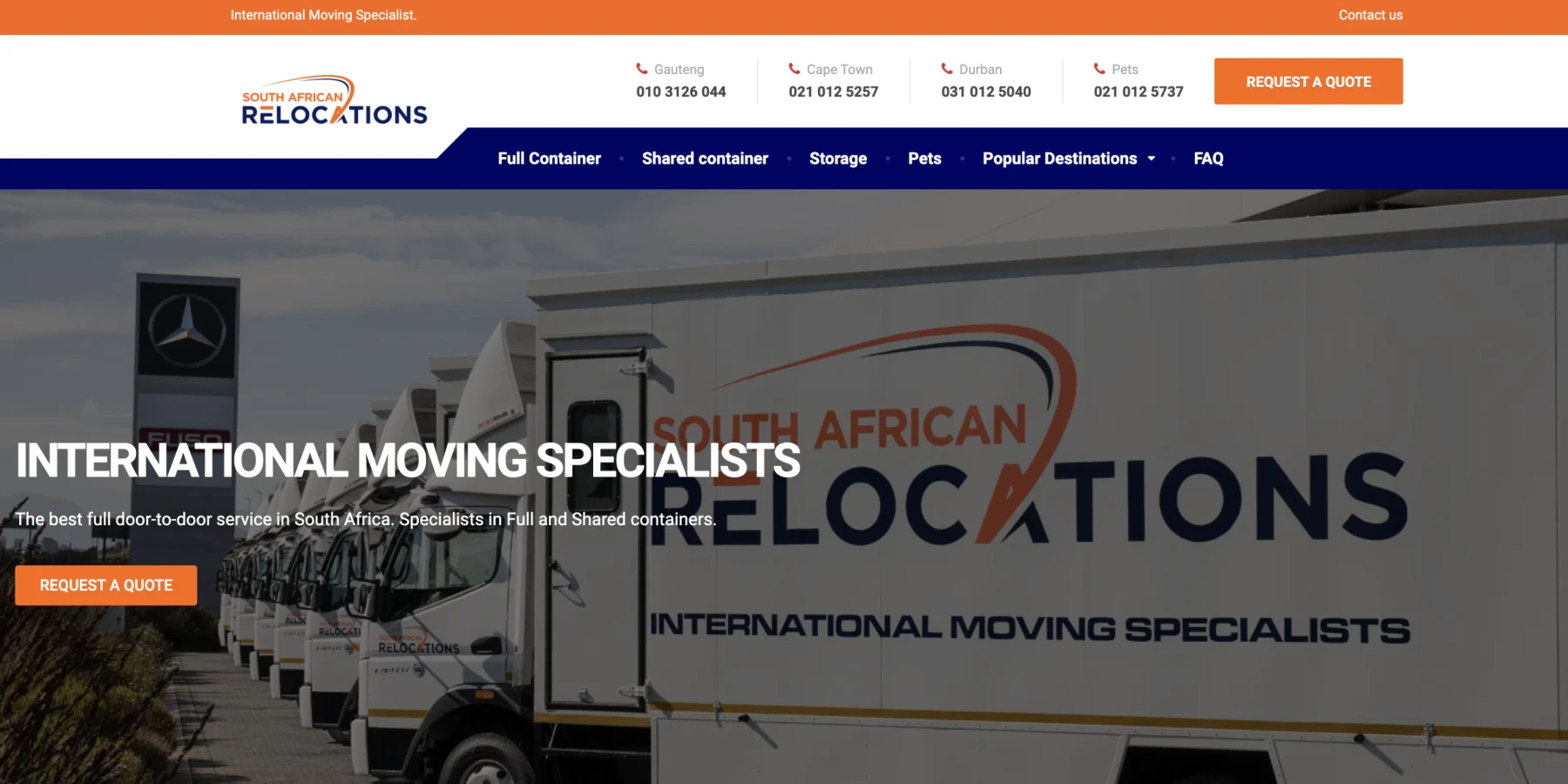 South African Relocations