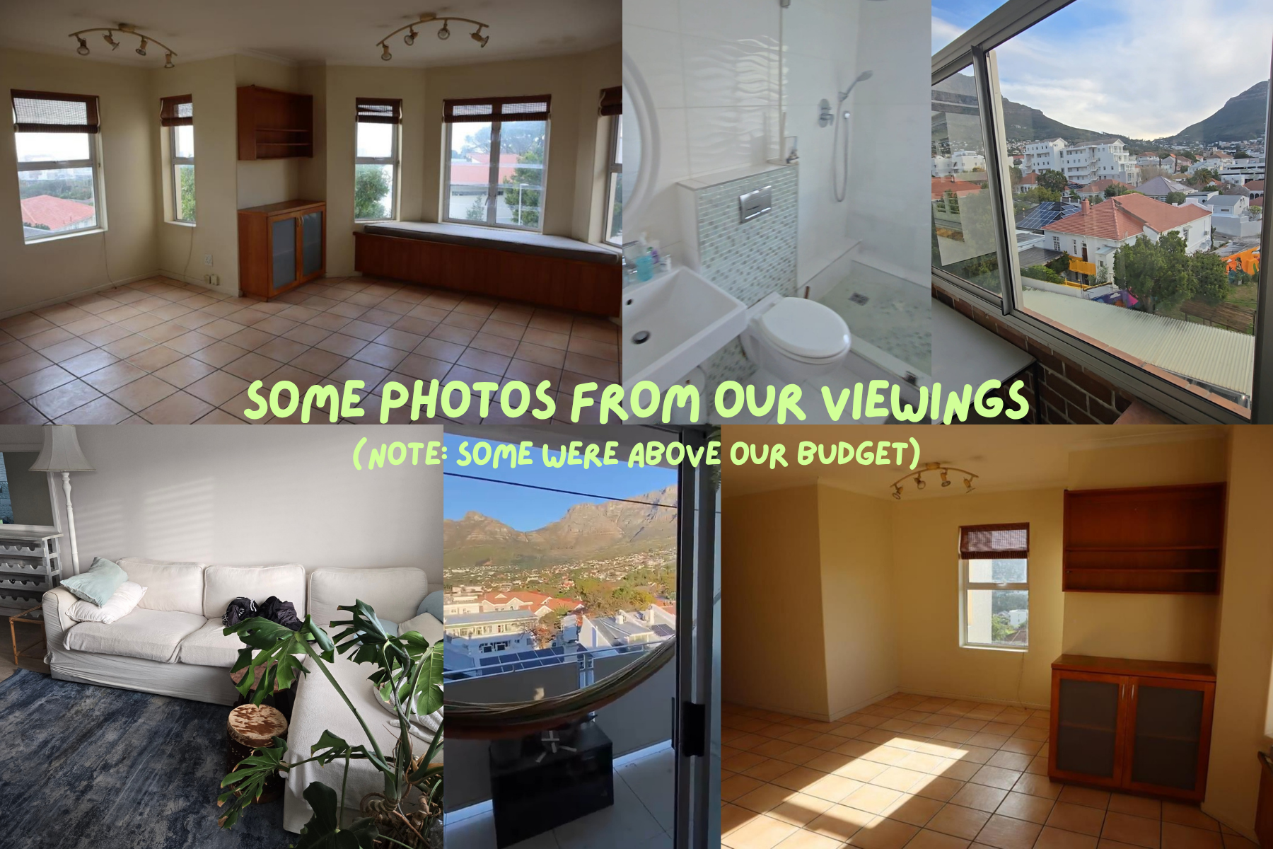 Cape Town apartment listing and viewing photos