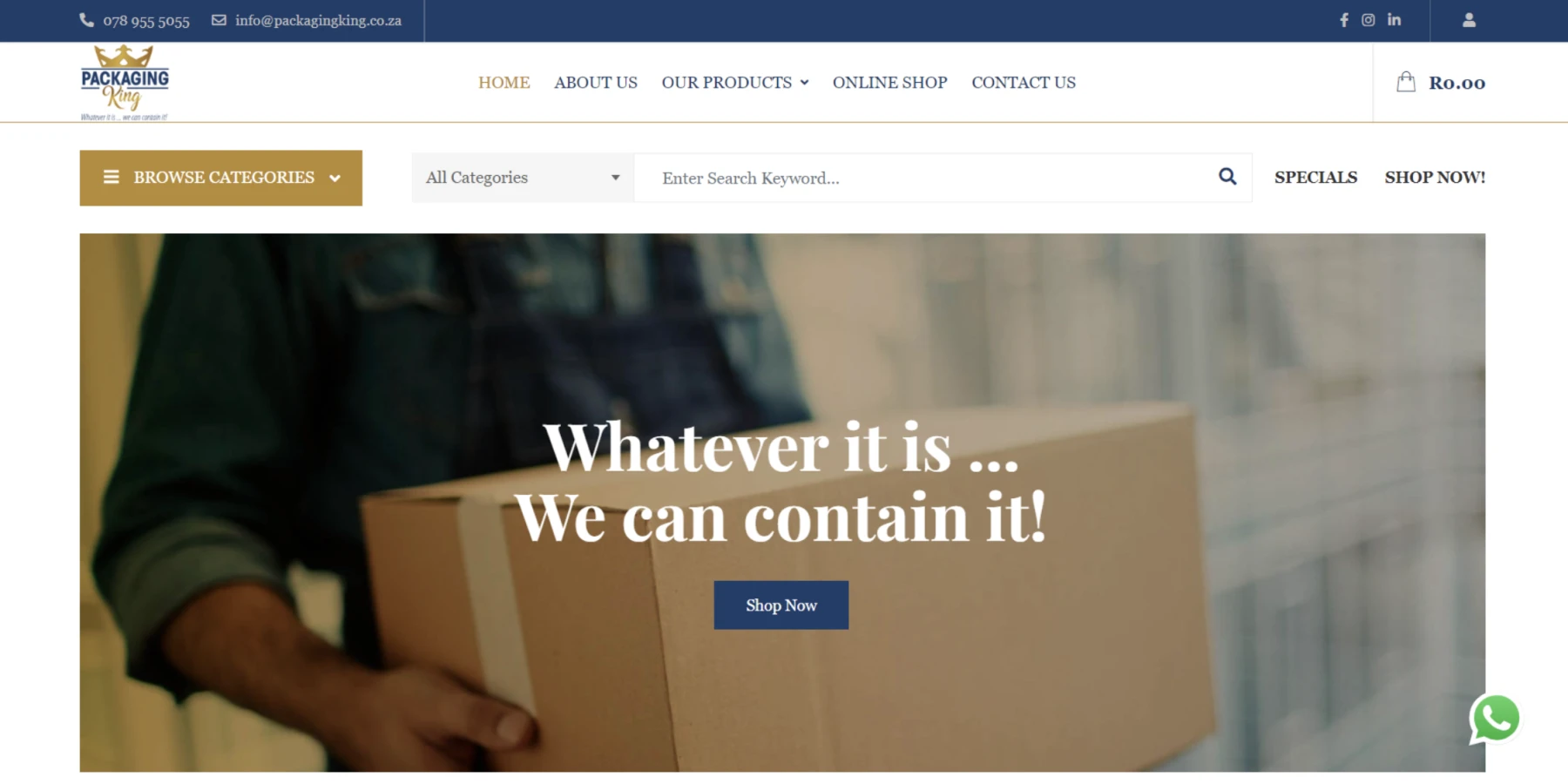 Top 10 Places to find Moving Boxes Edenvale