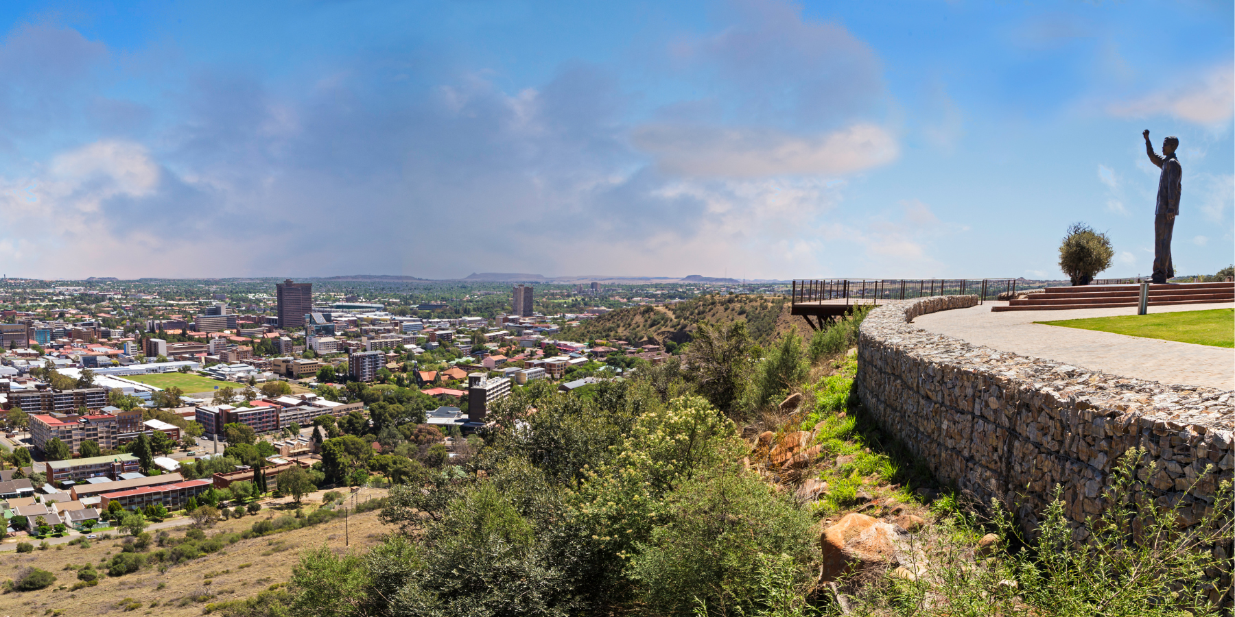 Nelson Mandela Statue Bloemfontein